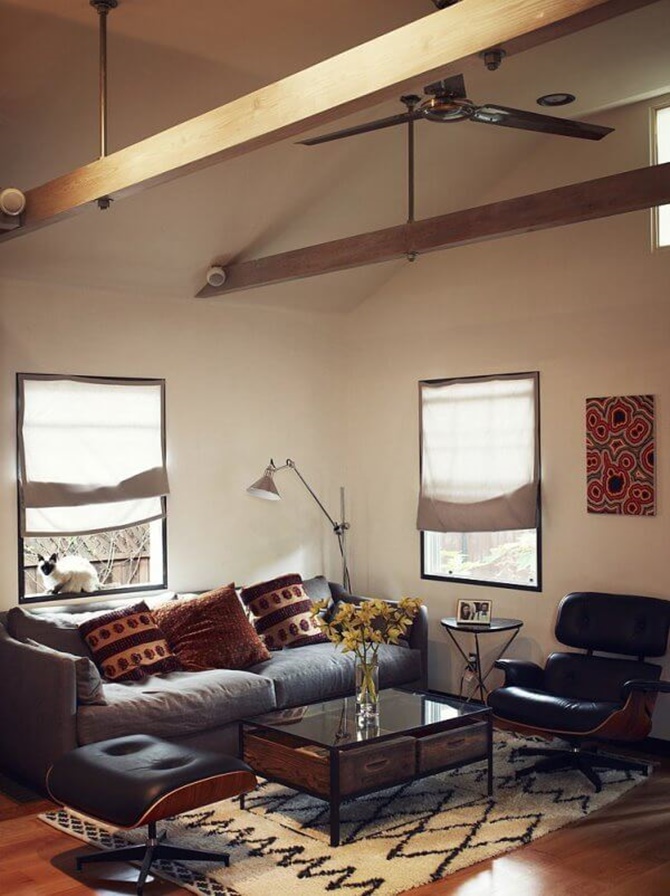 học cách thi công nội thất từ phòng khách của các siêu sao