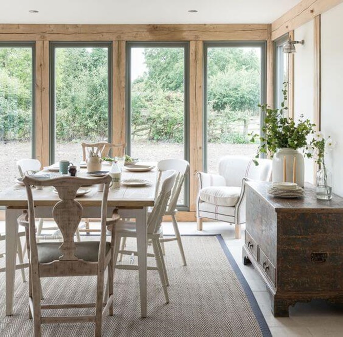 thi công nội thất gỗ sồi 6