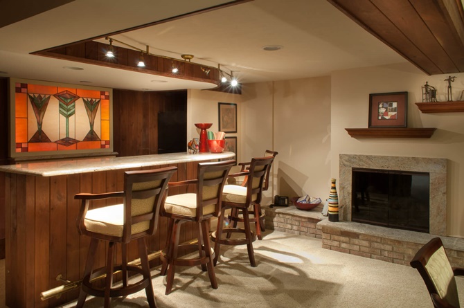 thi công nội thất gỗ sồi 1