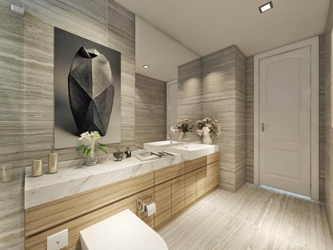 thi công nội thất phòng tắm đẹp