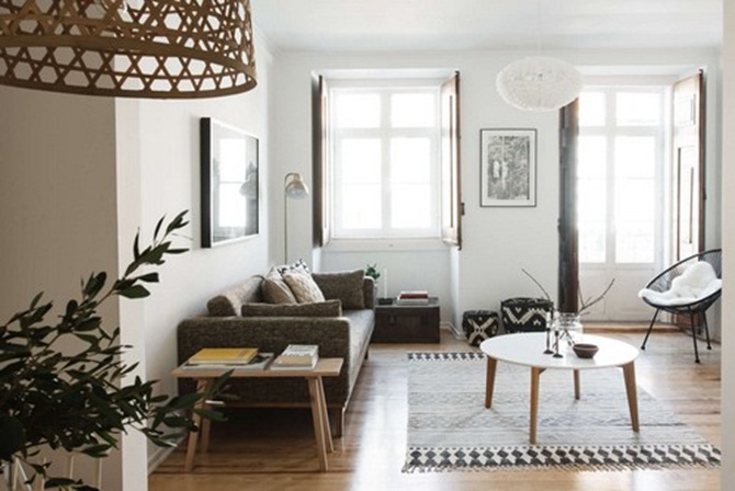 “Học lỏm” thiết kế nội thất chung cư 50m2 vừa gọn vừa hiện đại 1 thiet-ke-noi-that-chung-cu-50m2-1