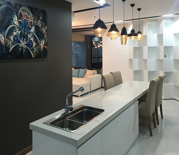 thiết kế nội thất chung cư 50m2 - anh Lâm 2