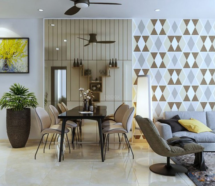 Thiết kế nội thất chung cư 63m2 - chị ngọc ánh 10