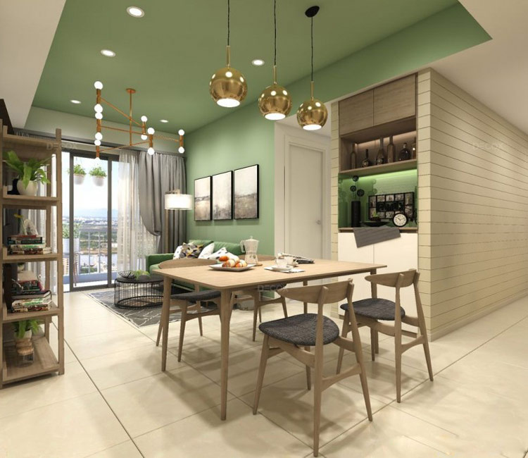 Thiết kế nội thất chung cư Imperial 64m2 - Chị Linh An 6 Thiết kế nội thất chung cư 64m2 - chị Linh An 12