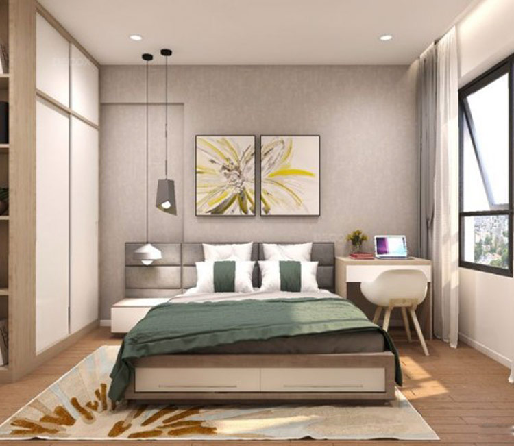 Thiết kế nội thất chung cư Imperial 64m2 - Chị Linh An 9 Thiết kế nội thất chung cư 64m2 - chị Linh An 3