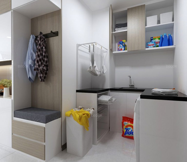 thiết kế nội thất chung cư 68m2 - chị Ngọc Anh 11