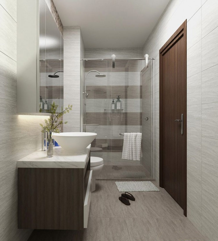 thiết kế nội thất chung cư 68m2 - chị Ngọc Anh 23