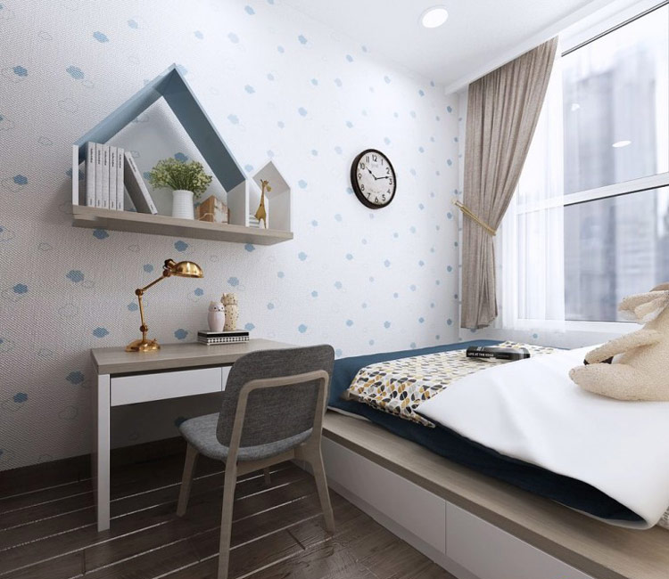 thiết kế nội thất chung cư 68m2 - chị Ngọc Anh 27