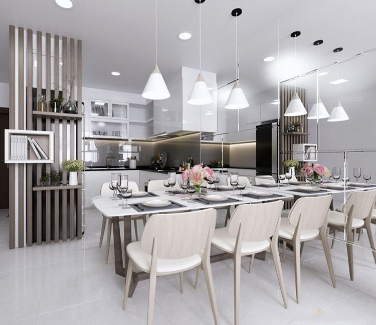 thiết kế nội thất chung cư 68m2 - chị Ngọc Anh 7