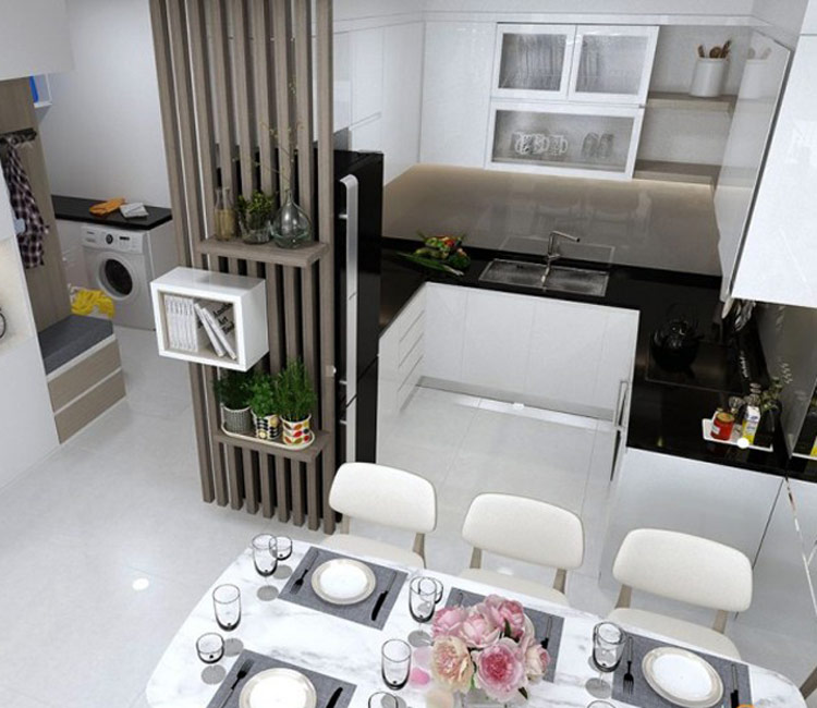 thiết kế nội thất chung cư 68m2 - chị Ngọc Anh 8