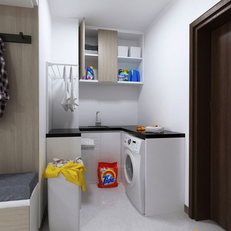 thiết kế nội thất chung cư 68m2 - chị Ngọc Anh 9