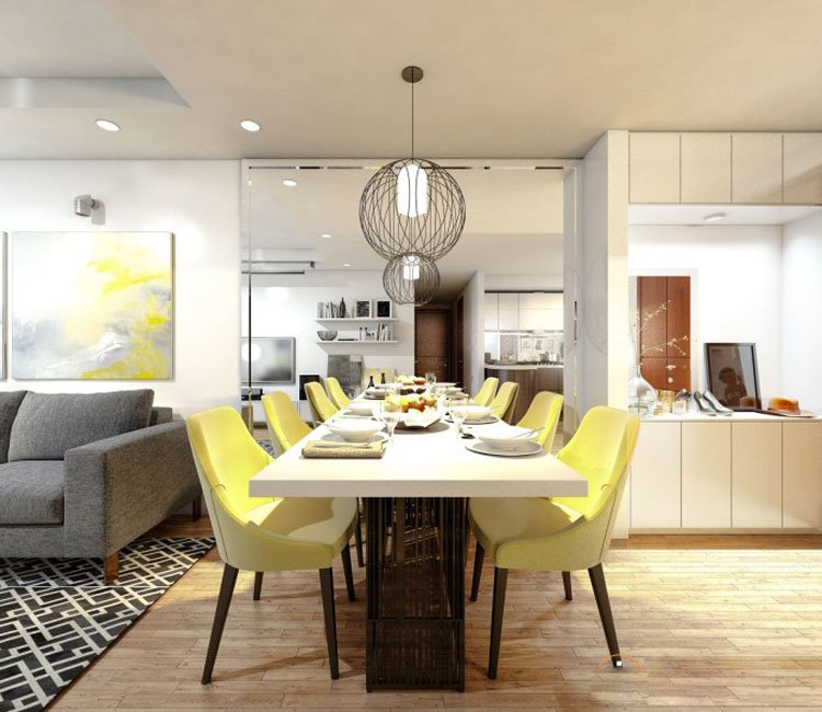 Thiết kế nội thất chung cư 97m2 Sail Tower - chị Dung 16