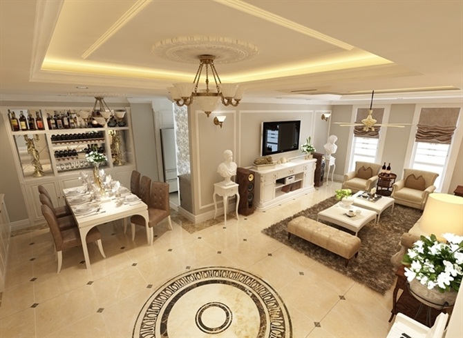 Tư vấn thiết kế nội thất chung cư Times City với chi phí thấp nhất 3 thiet-ke-noi-that-chung-cu-times-city-3