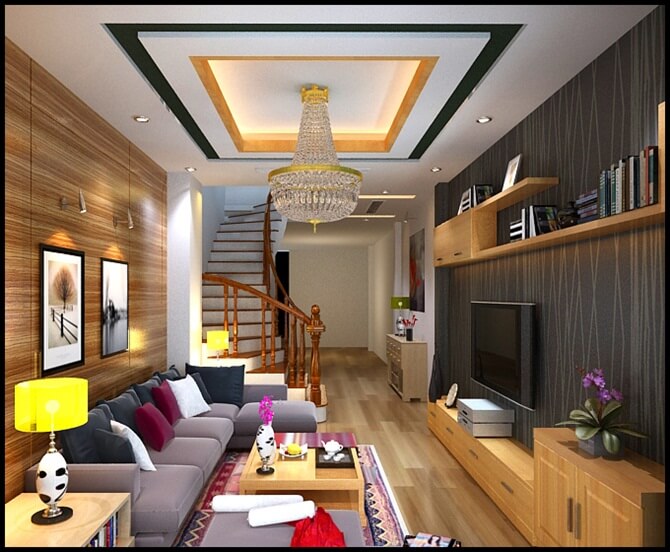Thiết kế nội thất phòng khách nhà ống cần lưu ý gì? 4 thiet-ke-noi-that-phong-khach-nha-ong-4