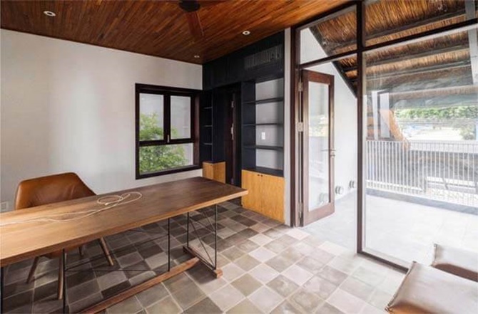 thiết kế thi công nội thất biệt thự mái lá