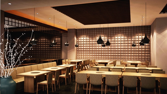 Thiết kế thi công nội thất nhà hàng 6