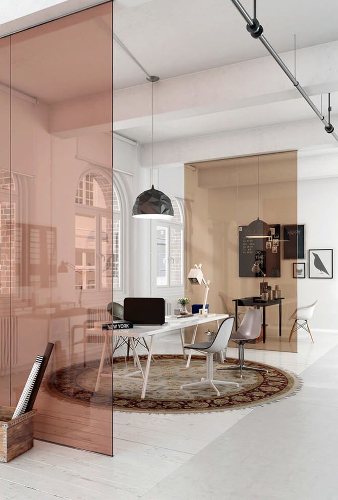 vách ngăn khi thi công nội thất căn hộ chung cư