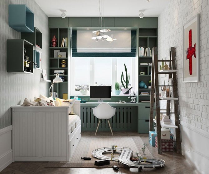 Thiết kế chung cư 90m2 3 phòng ngủ với phong cách Scandinavian cực chất 11 thiet-ke-noi-that-chung-cu-90m2-3-phong-ngu-9