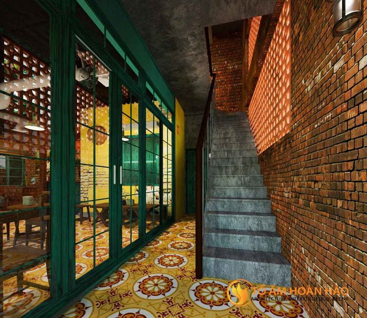 thiết kế nội thất quán cafe tịnh