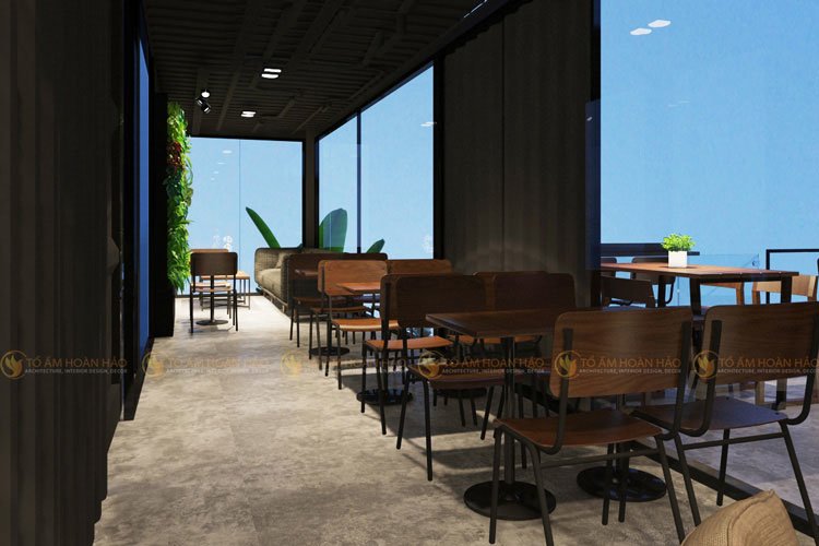 Thiết kế thi công quán trà sữa đẹp mê li, khách xếp hàng check in 6 thiết kế thi công quán trà sữa 4