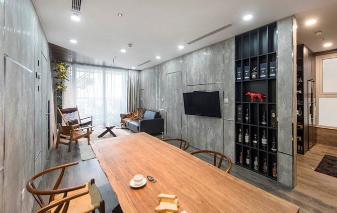 Thiết kế nội thất Hà Nội - căn hộ 80m2 hóa thiên đường xanh mát với 780 triệu đồng 8 thiết kế nội thất hà nội 9