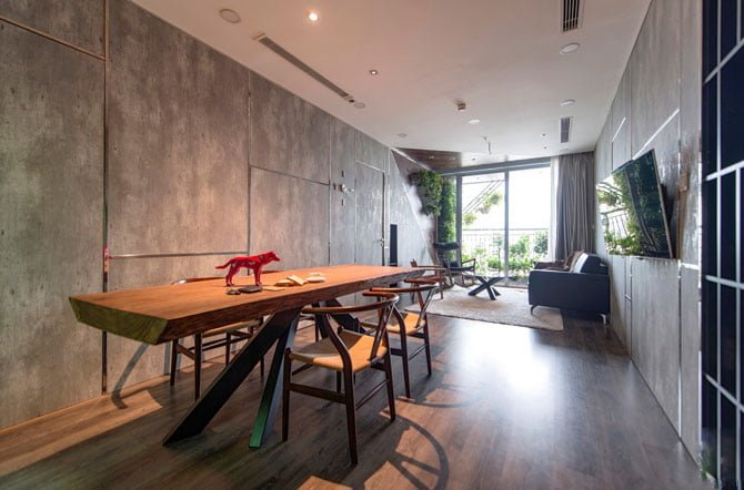 Thiết kế nội thất Hà Nội - căn hộ 80m2 hóa thiên đường xanh mát với 780 triệu đồng 7 thiết kế nội thất hà nội 8