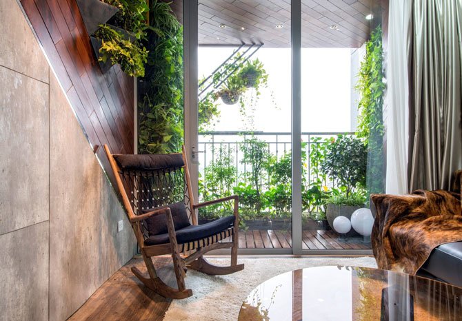 Thiết kế nội thất Hà Nội - căn hộ 80m2 hóa thiên đường xanh mát với 780 triệu đồng 3 thiết kế nội thất hà nội 1
