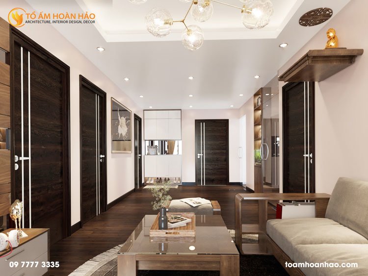 Dự án: Căn hộ số A82411 Khu đô thị An Bình City 1 thiết kế thi công kiến trúc nội thất chung cư An Bình 1