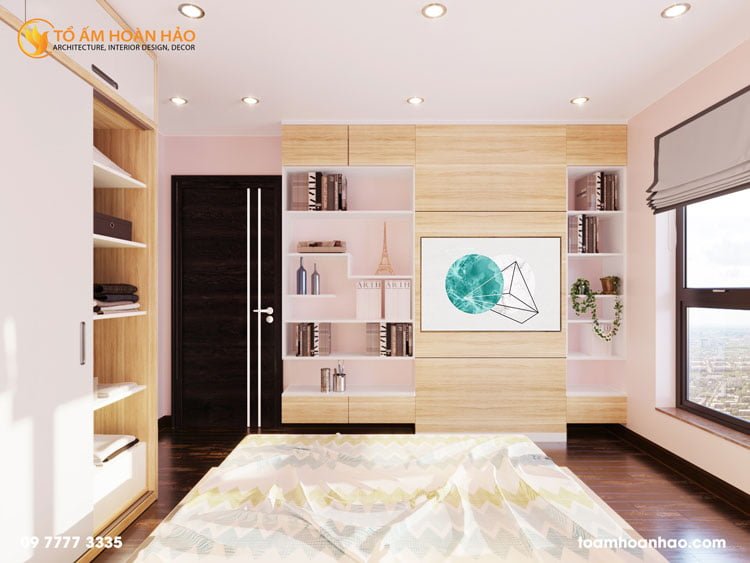 Dự án: Căn hộ số A82411 Khu đô thị An Bình City 10 thiết kế thi công kiến trúc nội thất chung cư An Bình 10