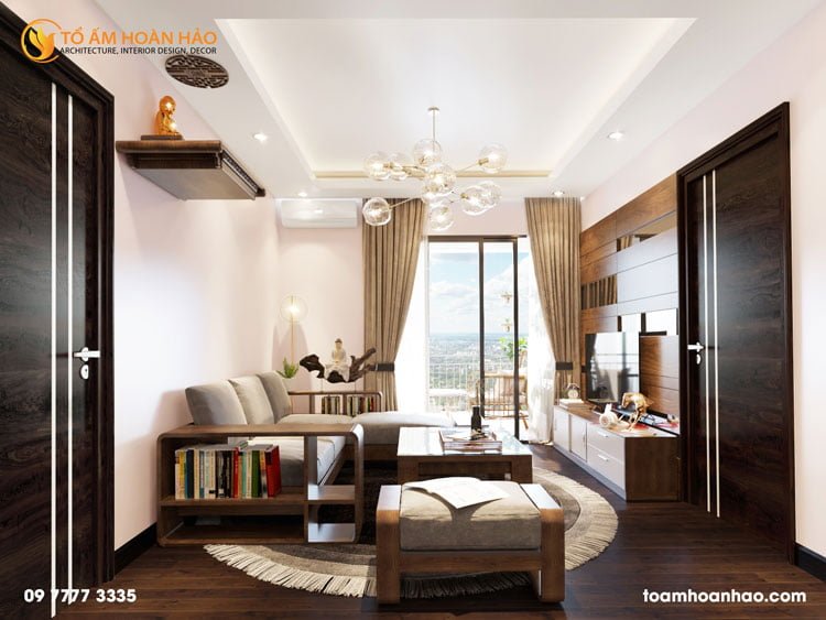 Dự án: Căn hộ số A82411 Khu đô thị An Bình City 2 thiết kế thi công kiến trúc nội thất chung cư An Bình 2
