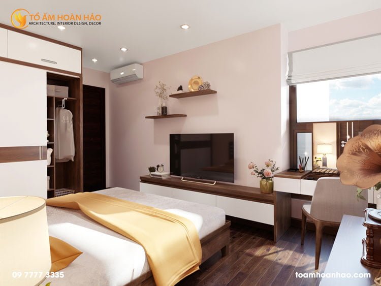 Dự án: Căn hộ số A82411 Khu đô thị An Bình City 6 thiết kế thi công kiến trúc nội thất chung cư An Bình 6
