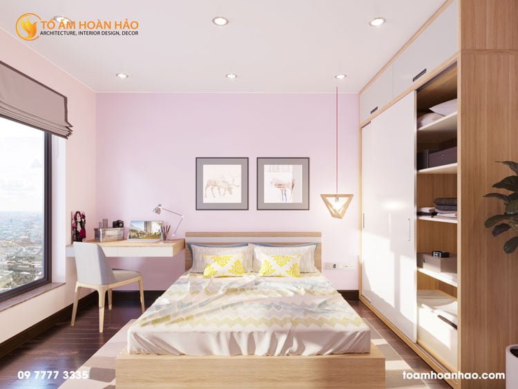 Dự án: Căn hộ số A82411 Khu đô thị An Bình City 9 thiết kế thi công kiến trúc nội thất chung cư An Bình 9