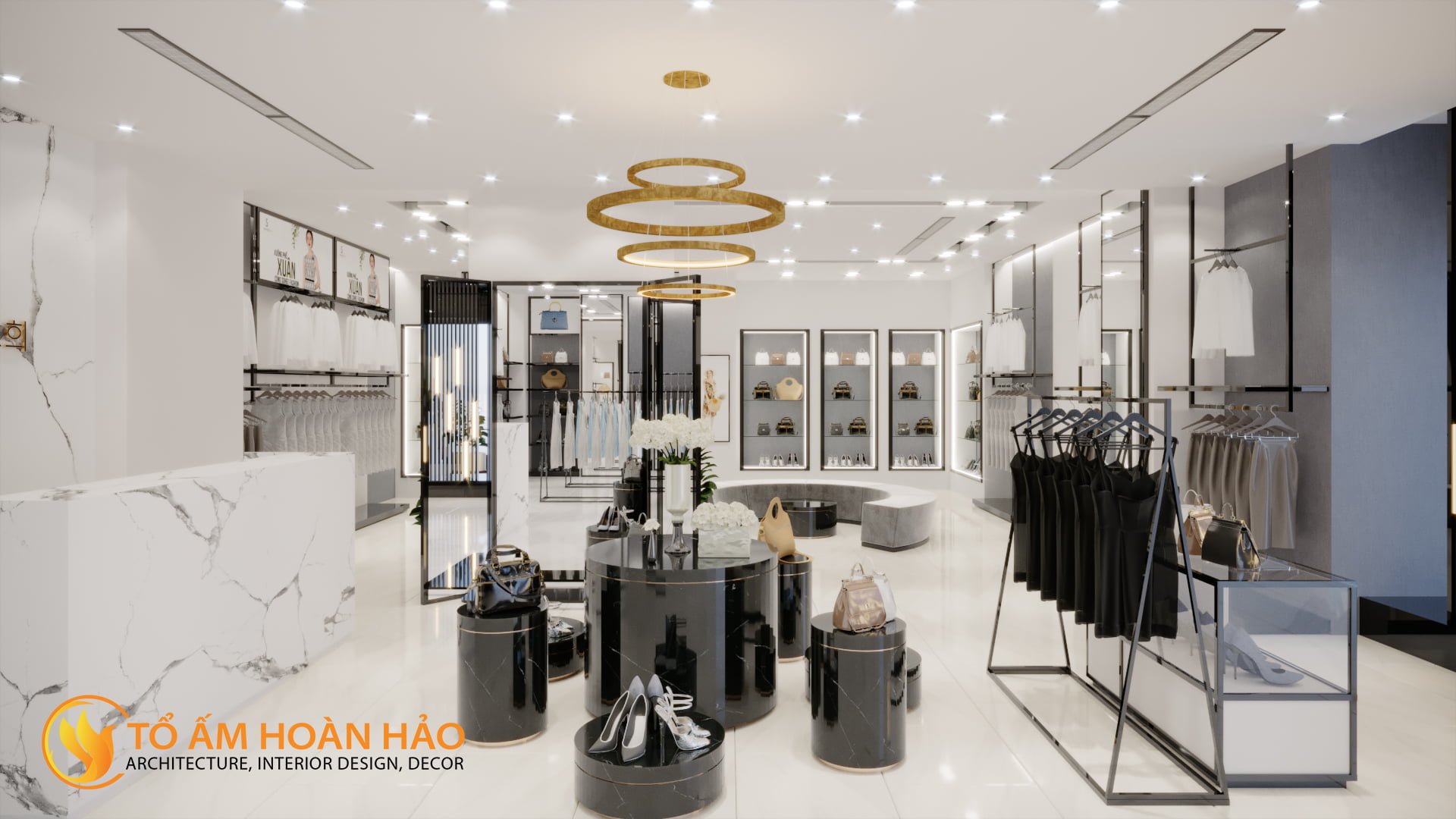 Chuyên thiết kế shop thời trang - bí quyết hút khách ầm ầm 3 chuyên thiết kế shop thời trang 4