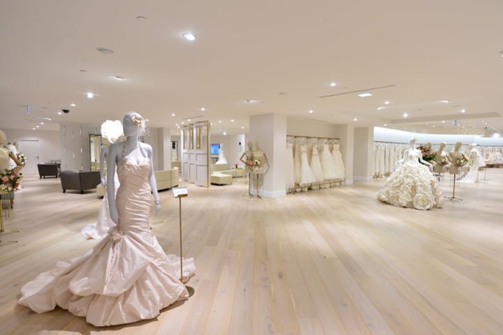 Thiết kế shop áo cưới đẹp sang trọng và hiện đại – Chị Thanh