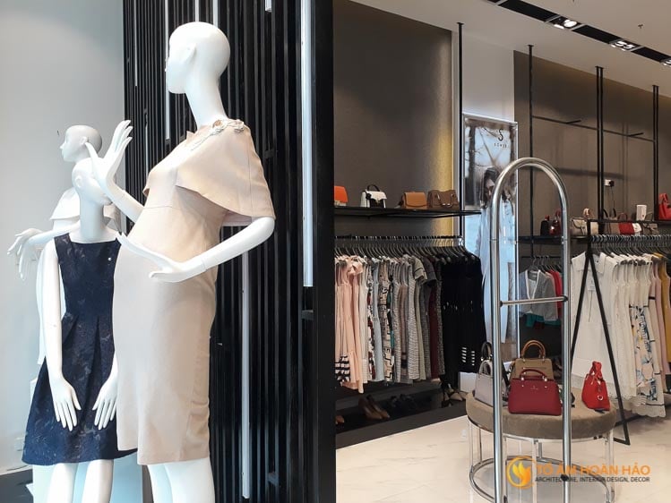 thiết kế thi công nội thất showroom thời trang Sohee Thanh Hóa 3