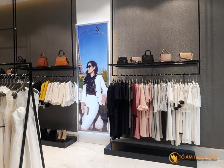 thiết kế thi công nội thất showroom thời trang Sohee Thanh Hóa 11