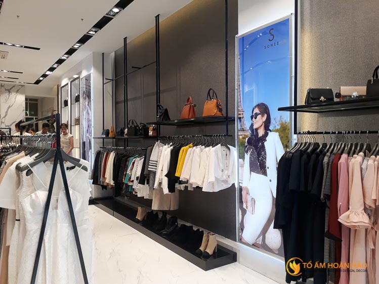 thiết kế thi công nội thất showroom thời trang Sohee Thanh Hóa 1