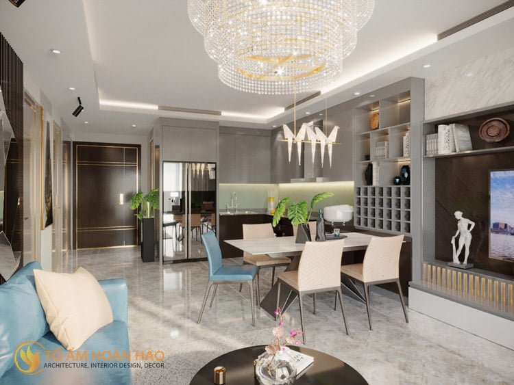 Căn hộ: Chị Nhung Sun Grand City – 69B Thụy Khuê 1 Thiết kế thi công nội thất chung cư Sun Grand City 1