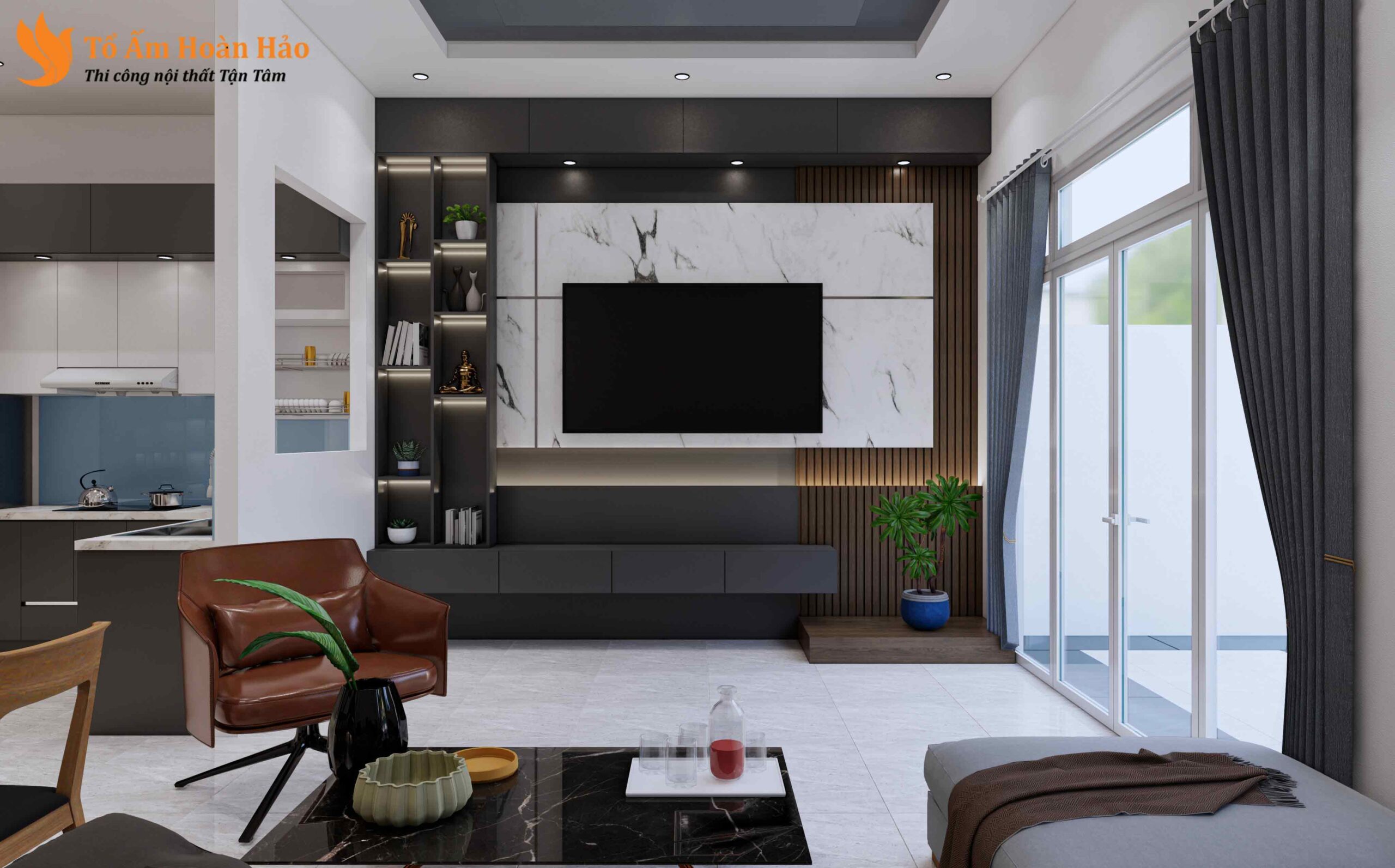 Thiết kế nội thất nhà phố bình dương