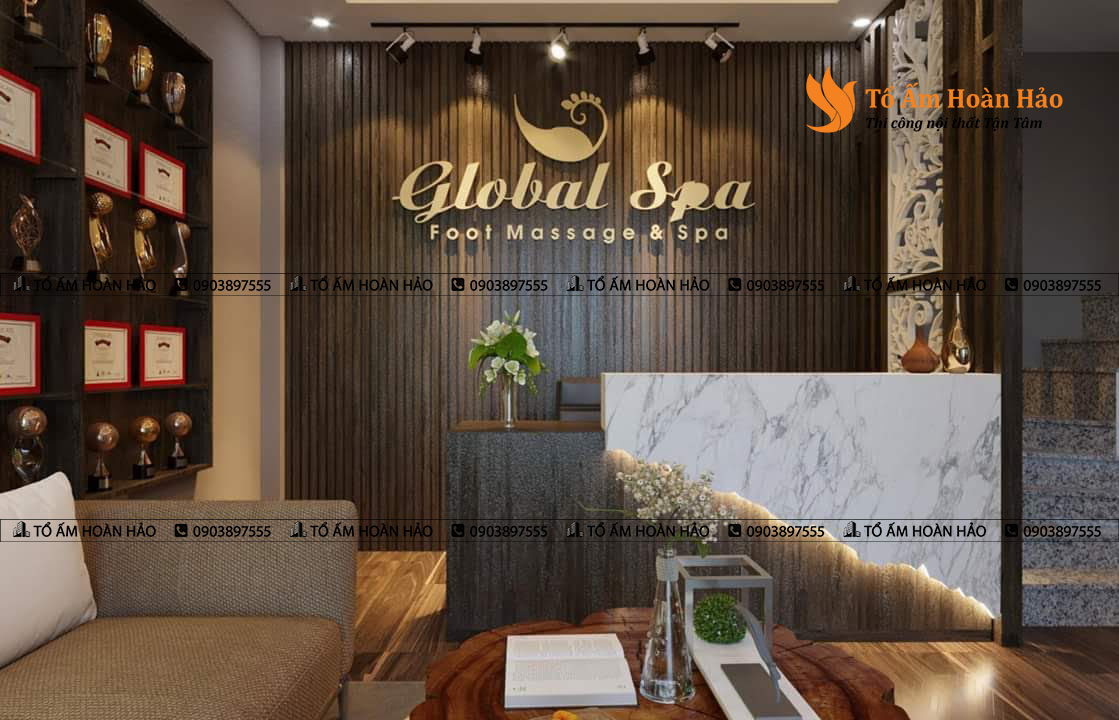 Thiết kế Spa 60m2 x 3tầng tại quận 5, TP.Hồ Chí Minh. 1