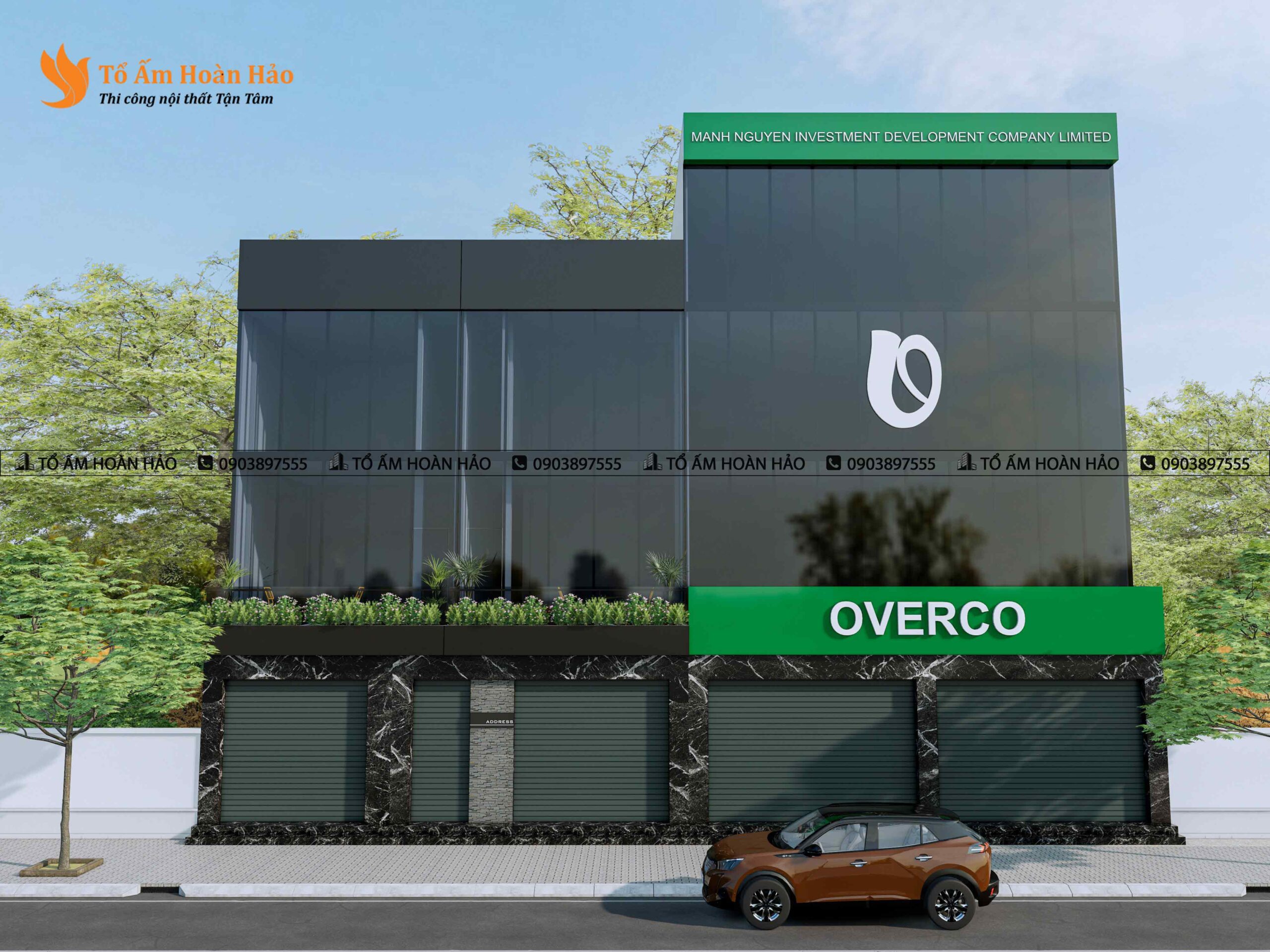 Nội thất nhà phố anh Hoan, 210 m2. 1