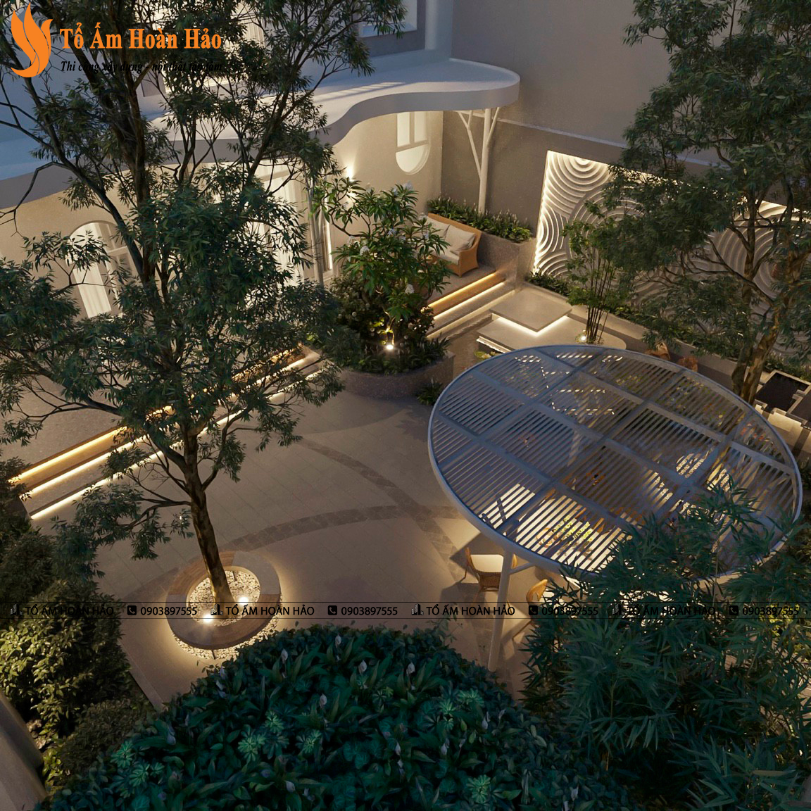 KIẾN TRÚC VÀ NỘI THẤT BIỆT THỰ ĐẸP - THÀNH PHỐ HỒ CHÍ MINH 310M2, 5 TẦNG 6