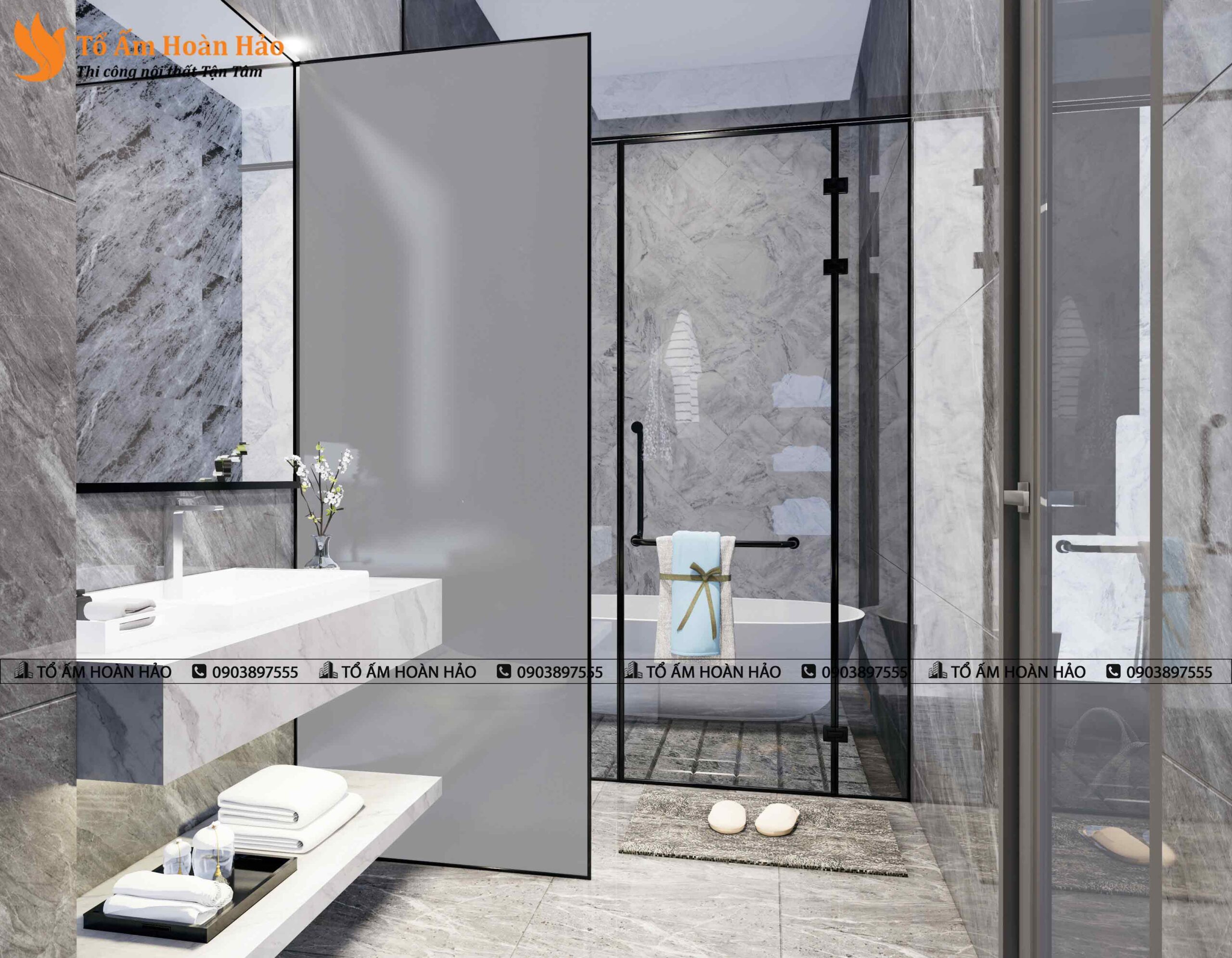 Nội thất nhà phố anh Hoan, 210 m2. 18