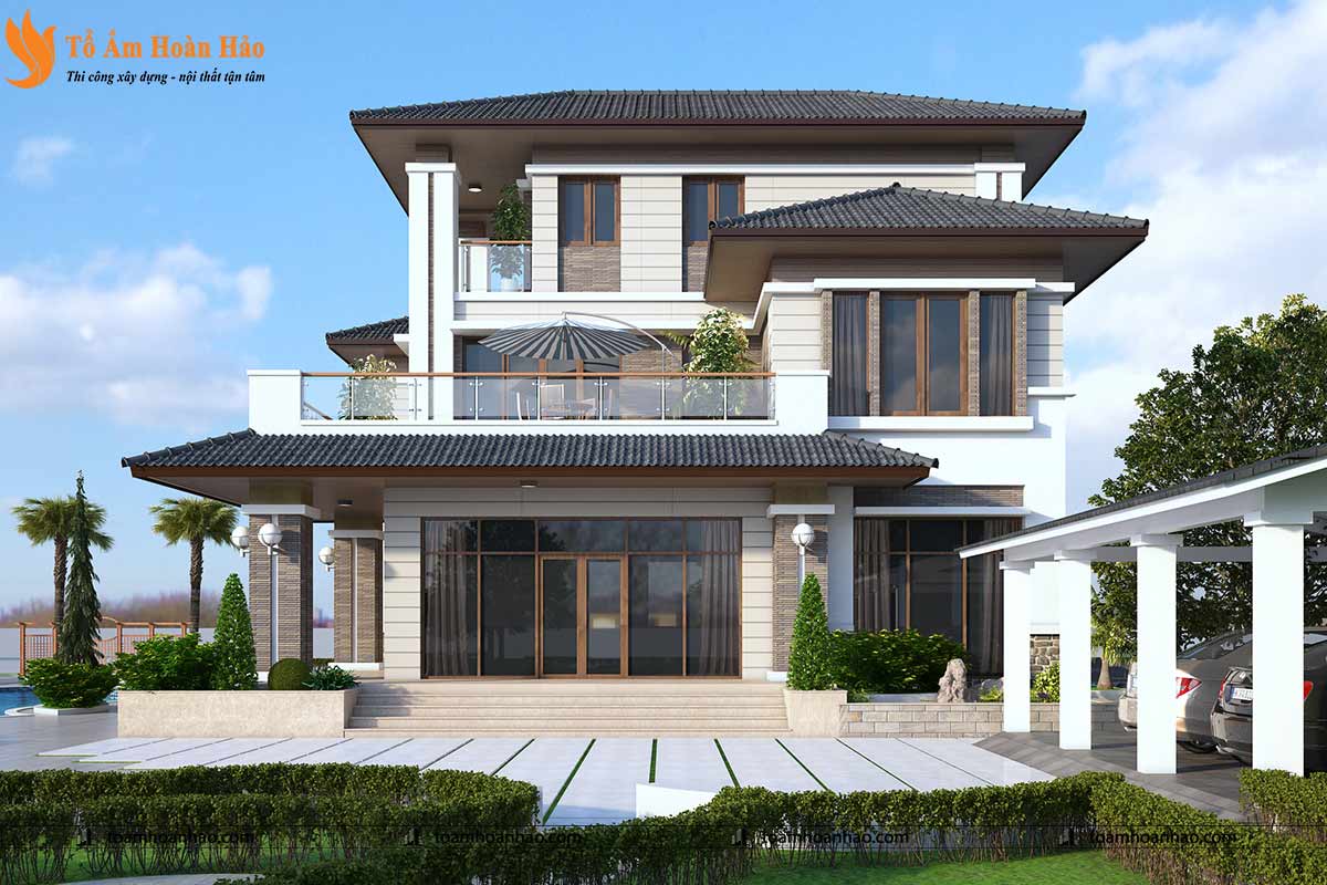 TOP 3 MẪU THIẾT KẾ BIỆT THỰ HIỆN ĐẠI ĐẸP NÂNG TẦM GIÁ TRỊ CUỘC SỐNG 2 Thiết kế biệt thự đẹp, ngoại thất có hồ bơi riêng tạo cảm giác mát mẻ cho ngôi nhà. Tổ ấm hoàn hảo là đơn vị thi công, thiết kế biệt thự, nhà phố, nhà vườn đẹp có nhiều năm kinh nghiêm tại thị trường việt Nam