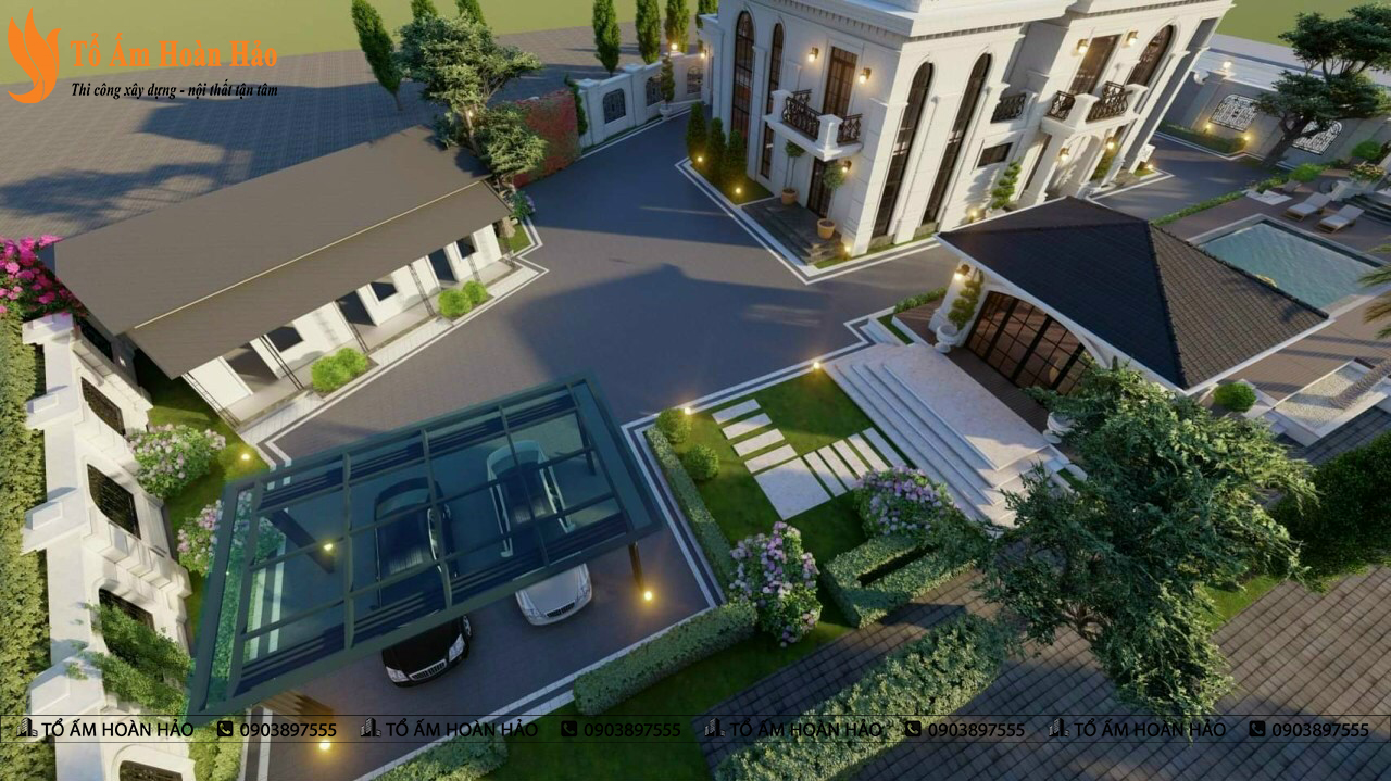 BIỆT THỰ CỔ ĐIỂN DIỆN TÍCH 1200M2 8