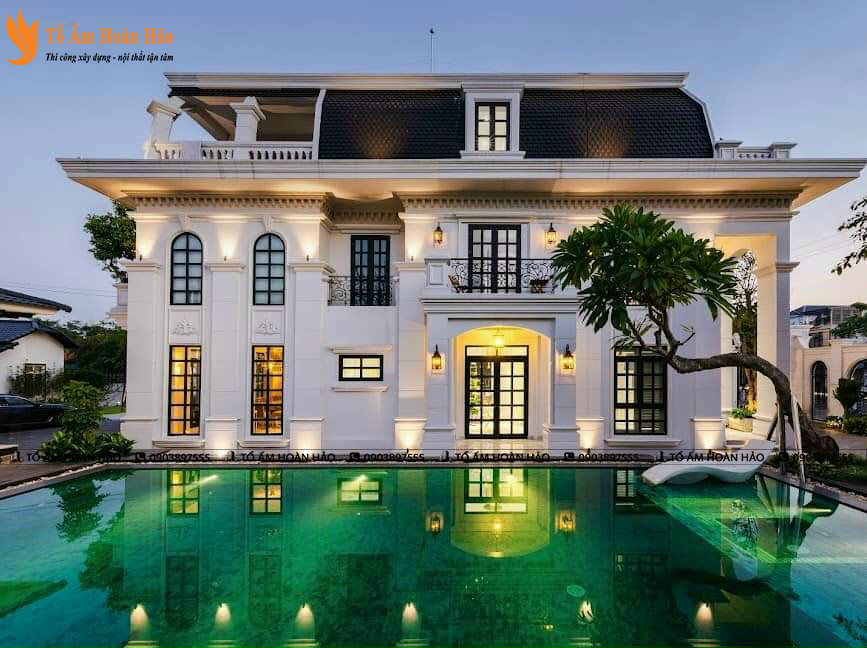 BIỆT THỰ CỔ ĐIỂN DIỆN TÍCH 1200M2 1
