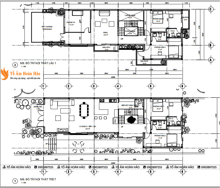 THIẾT KẾ KIẾN TRÚC VÀ NỘI THẤT BIỆT THỰ 600M2 VỚI KÍCH THƯỚC 12X50M2 2 kiến trúc và nội thất biệt thự đẹp