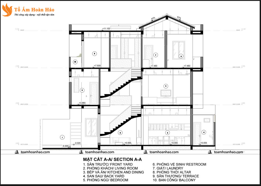 THI CÔNG THIẾT KẾ NHÀ PHỐ - THÀNH PHỐ HỒ CHÍ MINH 7.5Mx17M, 3 TẦNG HIỆN ĐẠI 10 Tổ Ấm Hoàn Hảo là đơn vị thi công thiết kế nhà phố, biệt thự chung cư với nhiều năm kinh nghiệm trên thị trường Việt Nam