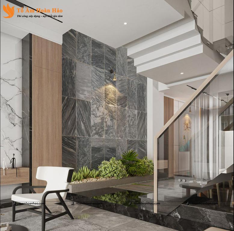 THIẾT KẾ NHÀ PHỐ 3 TẦNG HIỆN ĐẠI, SANG TRỌNG - ĐÀ NẴNG VỚI DIỆN TÍCH 5mX16m 9 thiết kế nhà phố