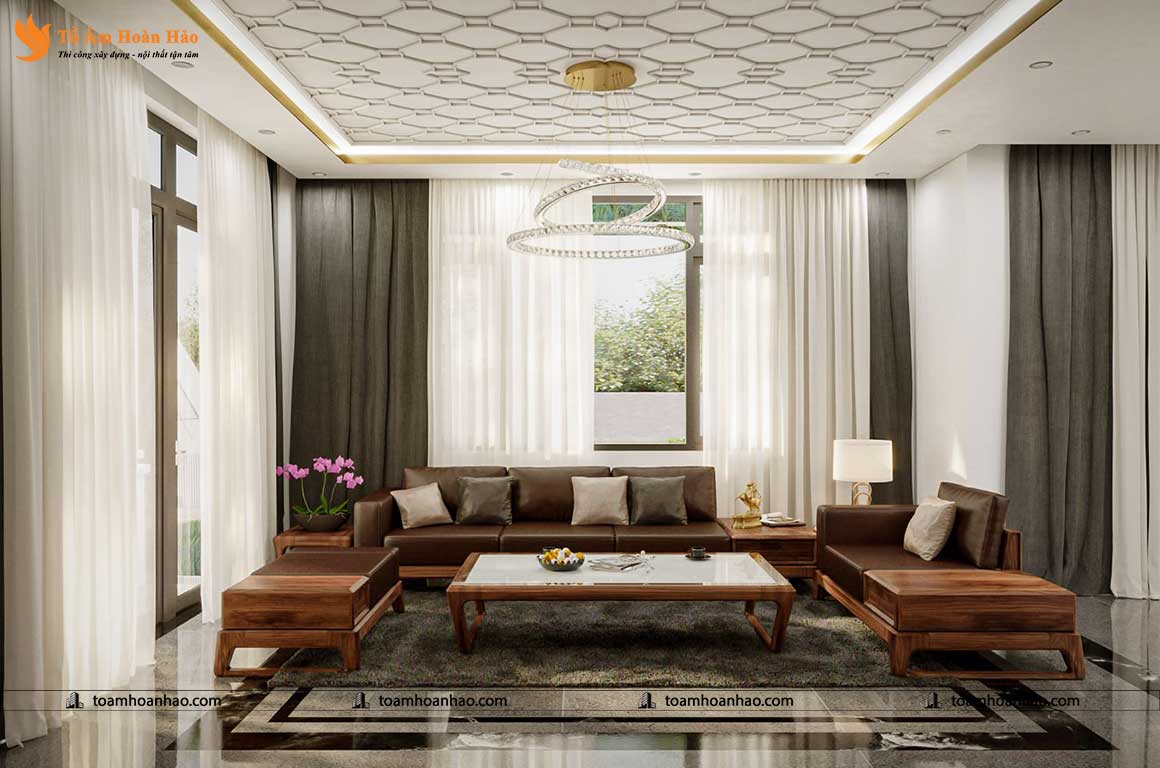 Báo giá nội thất gỗ walnut ( gỗ óc chó ) 3 nội thất nhà phố